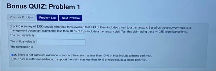 Solved Bonus QUIZ: Problem 1 Previous Problem Problem List | Chegg.com