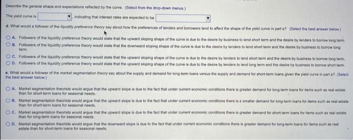 Nominal Interest Rates And Yield Curves Economic Chegg