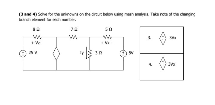 Solved Draw the circuit for each item and label all the | Chegg.com