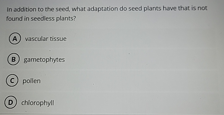 Solved In addition to the seed, what adaptation do seed | Chegg.com