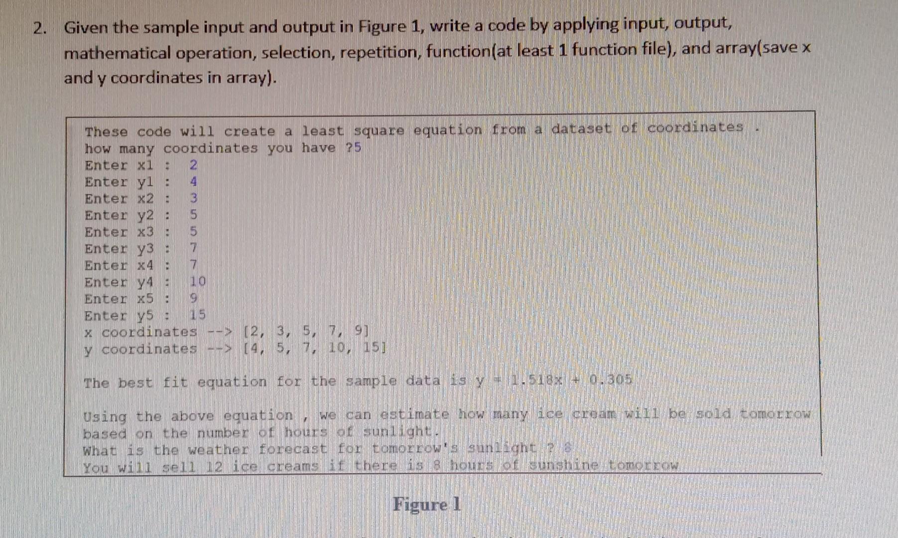 Solved display the output (like in the picture) using | Chegg.com