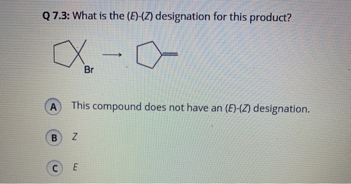 Solved 07 3 What Is The E Z Designation For This Pro Chegg Com