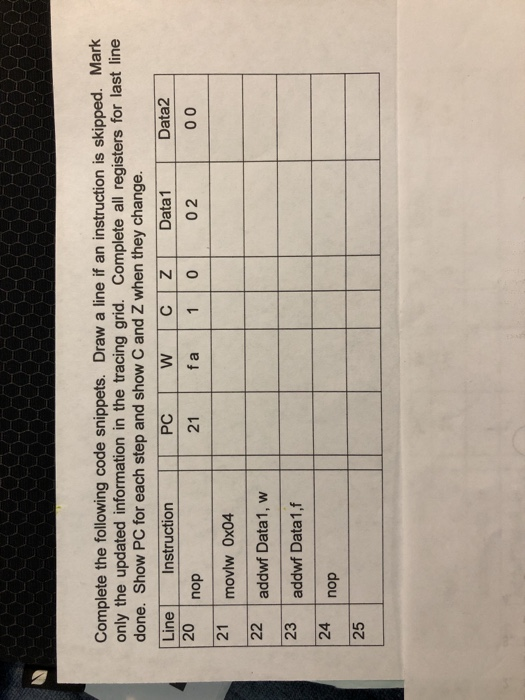 Solved Complete the following code snippets. Draw a line if | Chegg.com