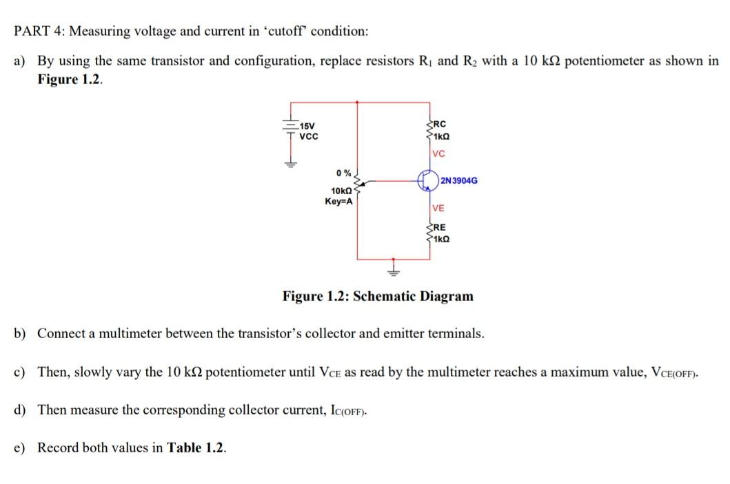 PART 4 Measuring voltage and current in 'cutoff'