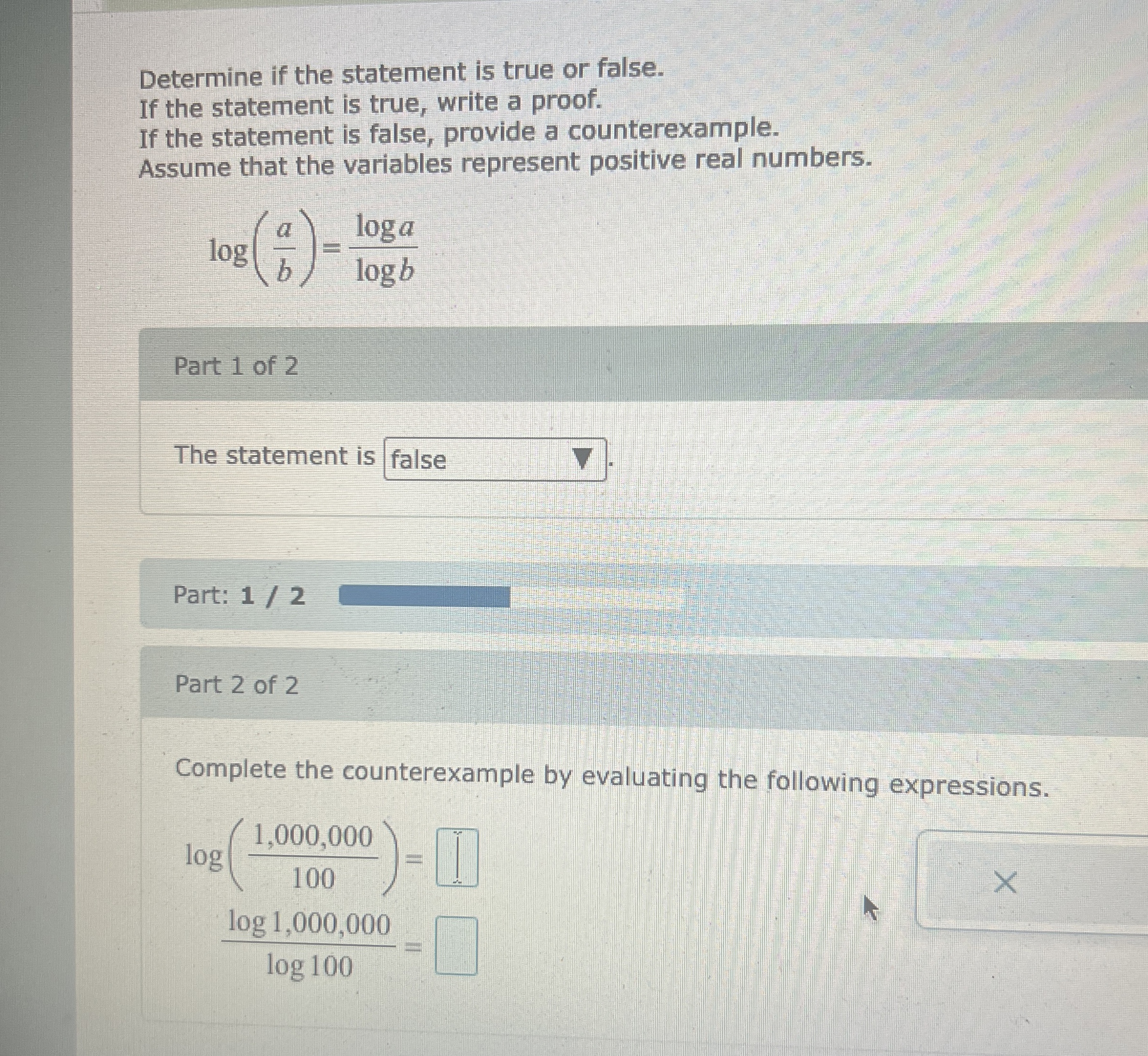 Solved Determine if the statement is true or false.If the | Chegg.com