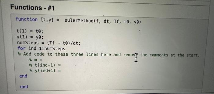 Solved Euler's Method is a method for approximating | Chegg.com