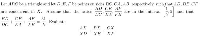 Solved Let ABC be a triangle and let D, E, F be points on | Chegg.com
