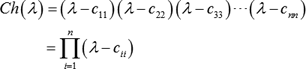 canonical form jordan characteristic matrix