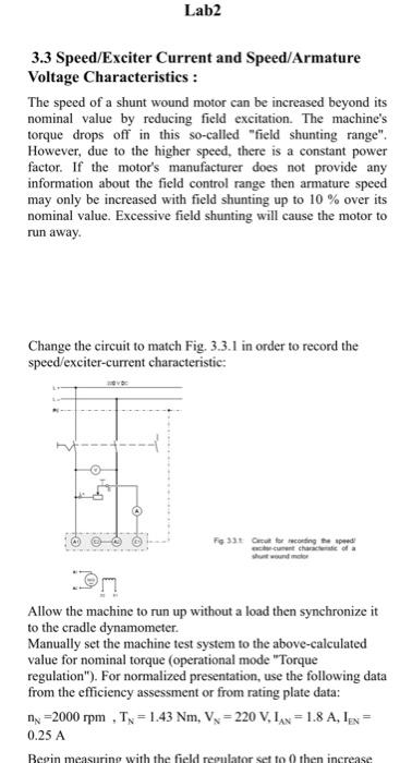 exciter current