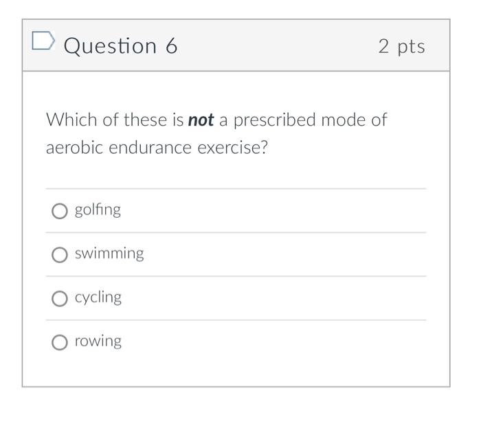 Solved Question 6 2 pts Which of these is not a prescribed | Chegg.com