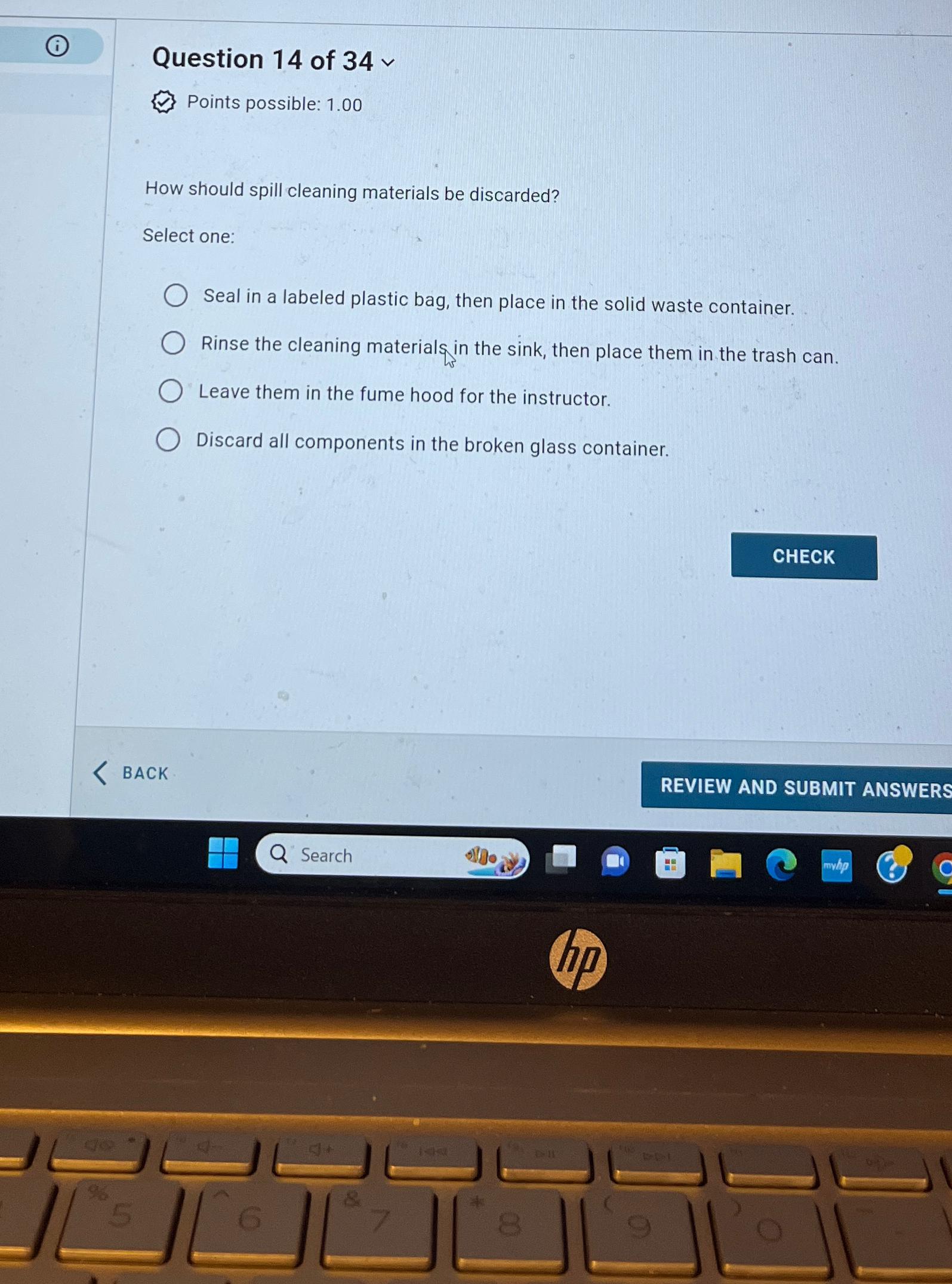 Solved Question 14 ﻿of 34vvPoints possible: 1.00How should | Chegg.com