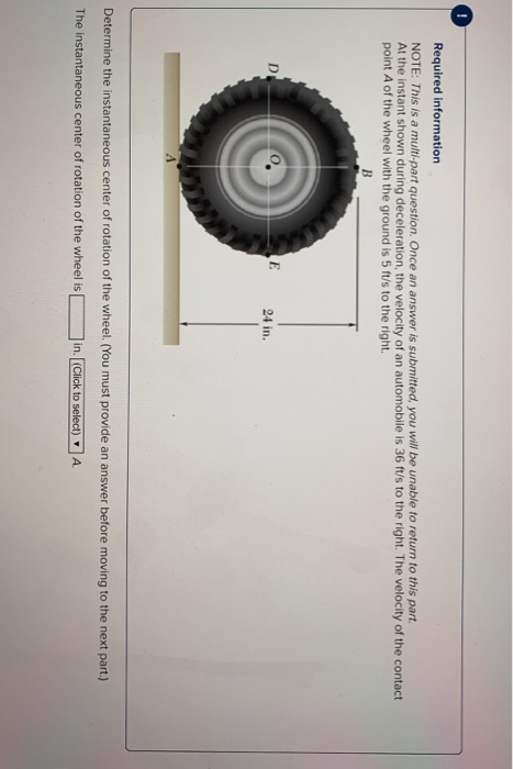 Solved Required Information NOTE: This Is A Multi-part | Chegg.com