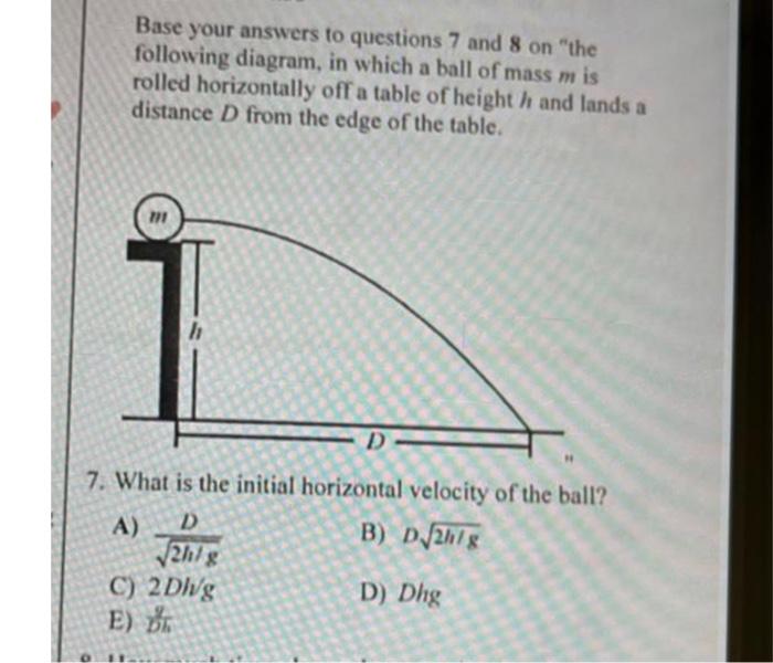 Solved Base your answers to questions 7 and 8 on "the | Chegg.com
