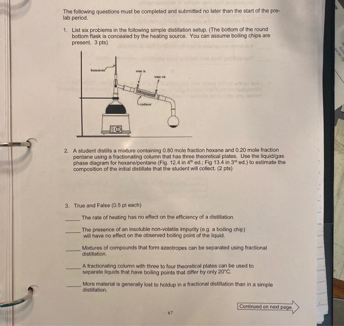 Solved The following questions must be completed and | Chegg.com