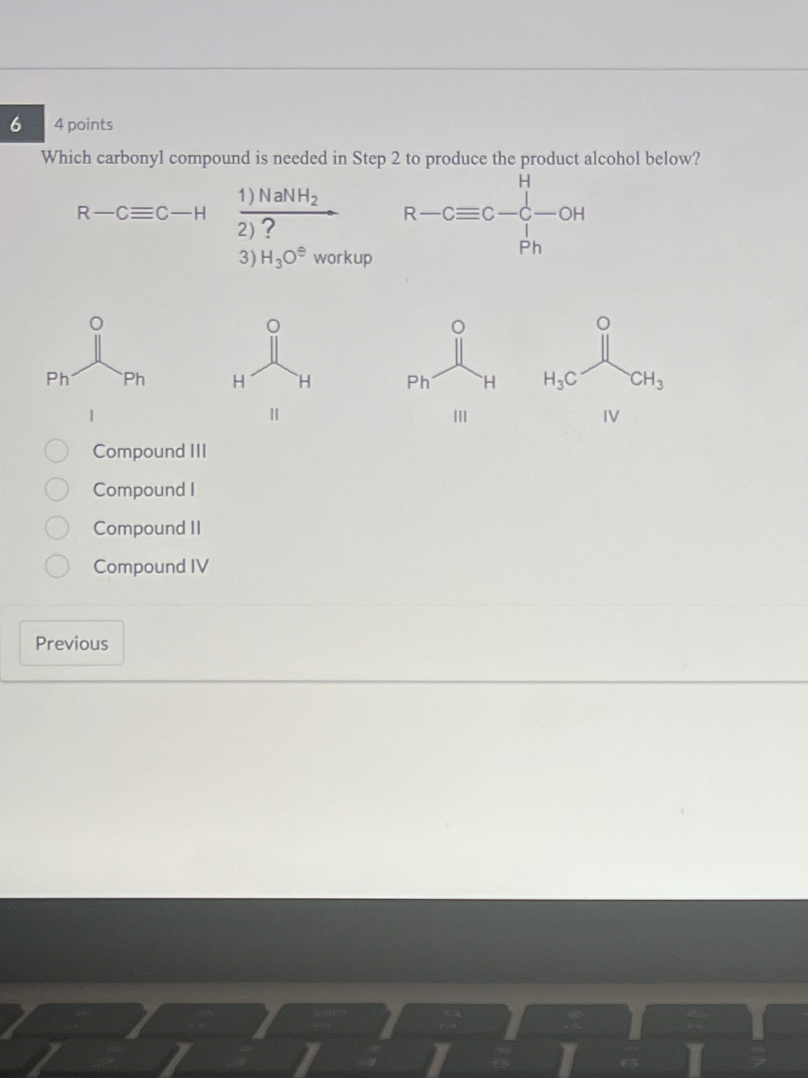 Solved Which carbonyl compound is needed in Step 2 ﻿to | Chegg.com