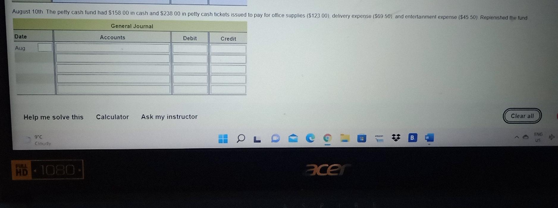 Solved Question 5, Exercise 8-19 (similar to) Part 3 of 3 > | Chegg.com