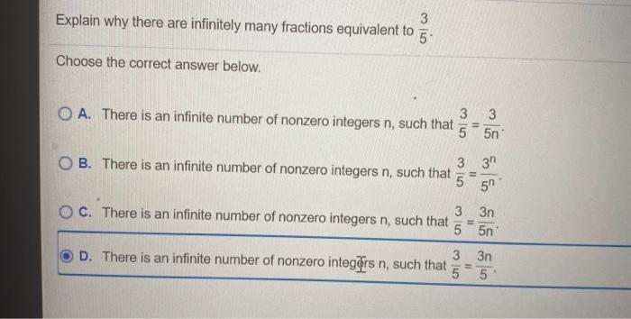 Solved 3 Explain why there are infinitely many fractions | Chegg.com