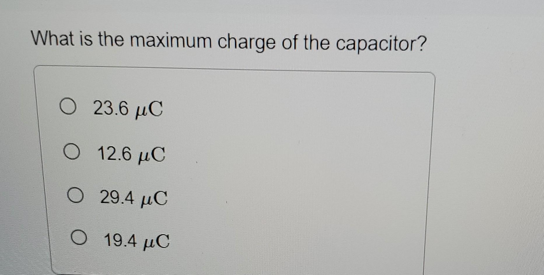 Solved A fully charged capacitor is connected to an inductor