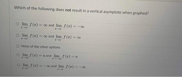 Solved Which of the following does not result in a vertical | Chegg.com