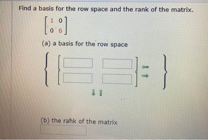 Solved Find a basis for the row space and the rank of the | Chegg.com