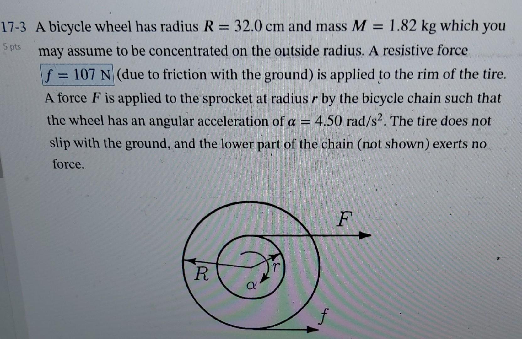 Solved A Wheel Of Radius R And Mass M Is Pulled Over A Step, 54% OFF