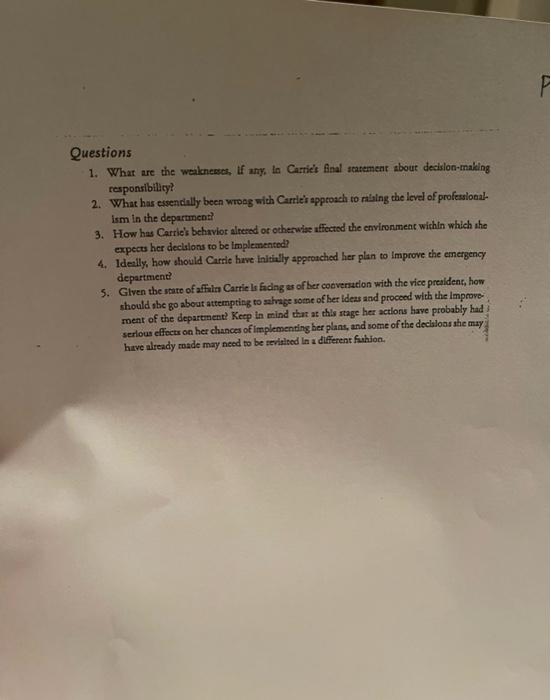 Solved Chapter 5 Assignment 5 page CASE: PAID TO MAKE | Chegg.com