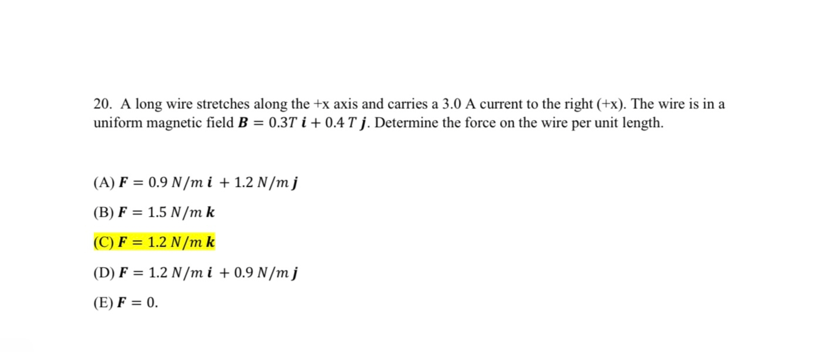 Solved A Long Wire Stretches Along The X Axis And Carri