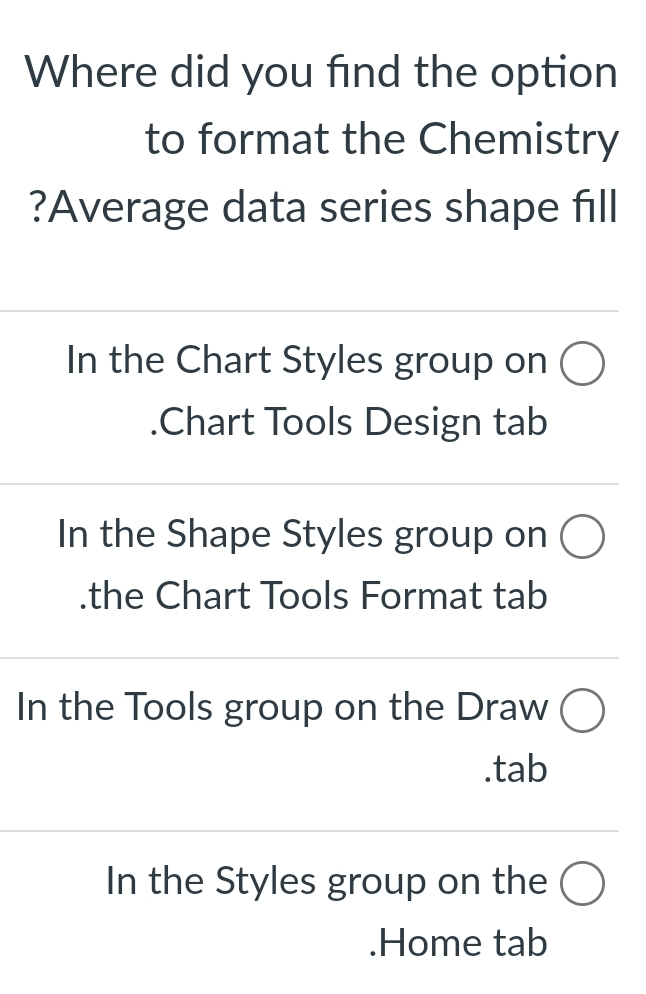 Solved Where did you find the option to format the