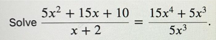 3 x 5 x 2x 15