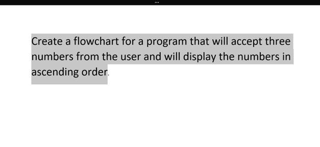 Solved Create a flowchart for a program that will accept | Chegg.com