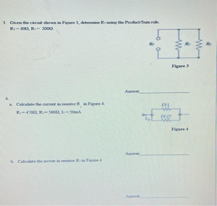 Solved 3. Given the circuit shown in Figure 3. determine | Chegg.com
