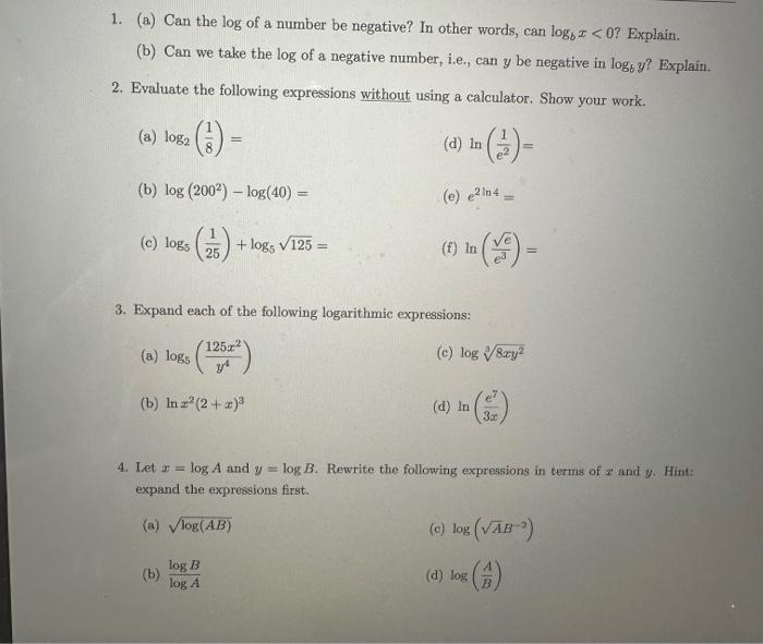 solved-1-a-can-the-log-of-a-number-be-negative-in-other-chegg