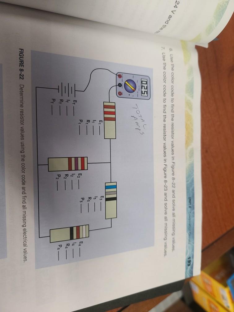 Unit Combinatie 24 V And There 6 Use The Color Chegg Com