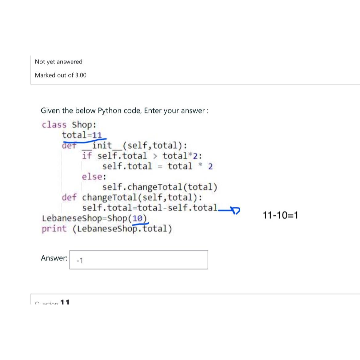 Solved Not yet answeredMarked out of 3.00Given the below | Chegg.com