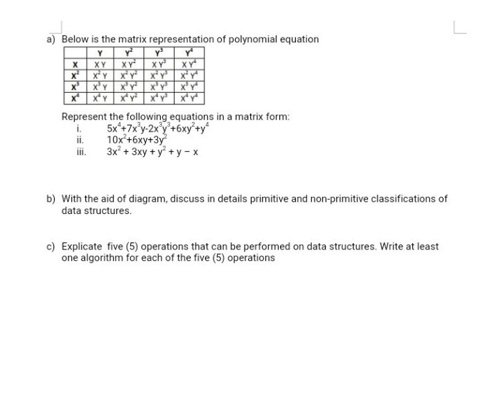 Solved This question is based on computer algorithm which I | Chegg.com