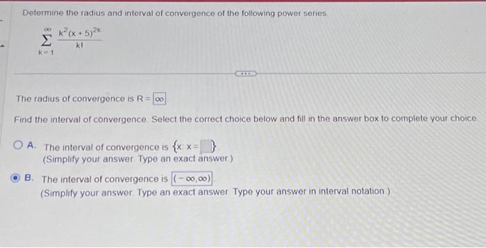 Solved Find The Function Represented By The Following Series | Chegg.com