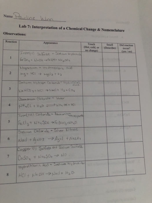 precipitate reactions list precipitate reactions list