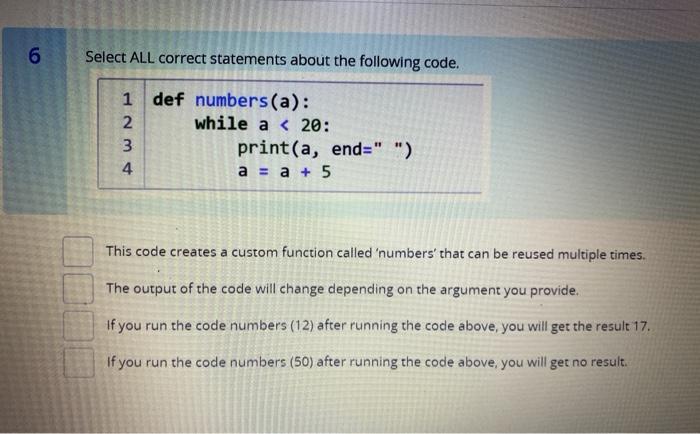 Solved 1 Select ALL options that can be a variable name in | Chegg.com