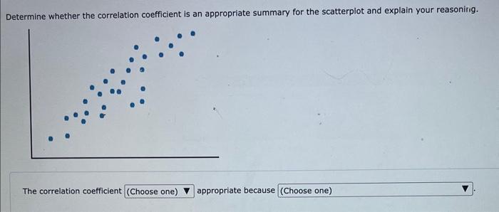 Solved Determine whether the correlation coefficient is an | Chegg.com