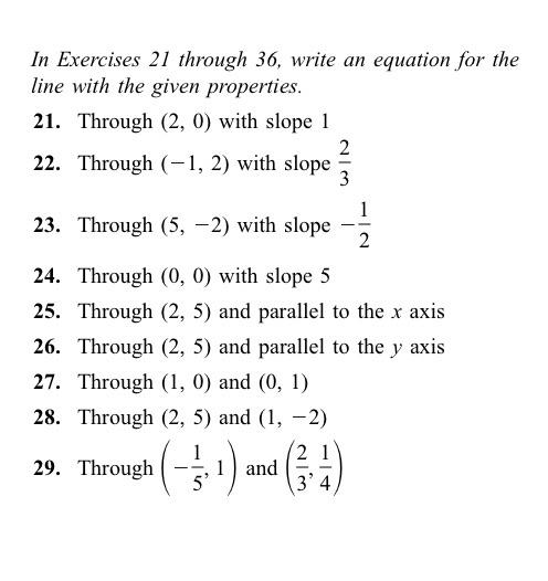 Solved In Exercises 21 through 36, write an equation for the | Chegg.com