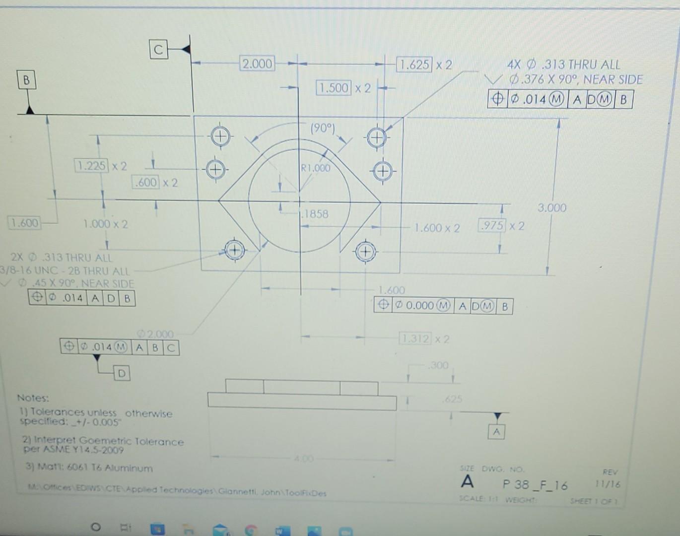 Solved any know how to do code for cnc programmer on this | Chegg.com