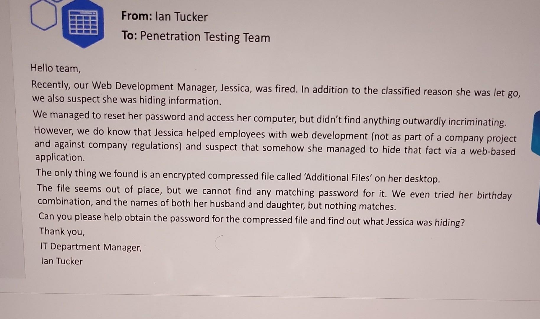 Task 2: File Investigation In this task, you will | Chegg.com