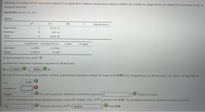 solved-following-is-a-portion-of-the-regression-output-for-chegg