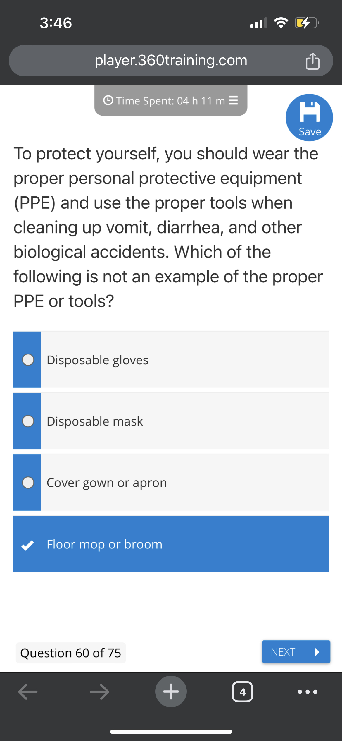 Solved To protect yourself, you should wear the proper | Chegg.com