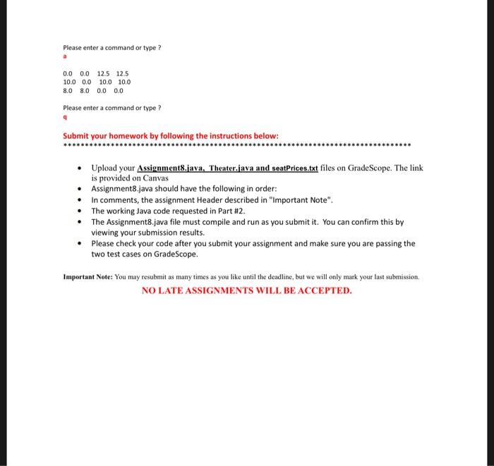 for this assignment, code the Solved | Chegg.com