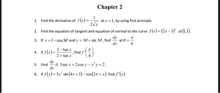 Derivative Of Cos 2x Using First Principle