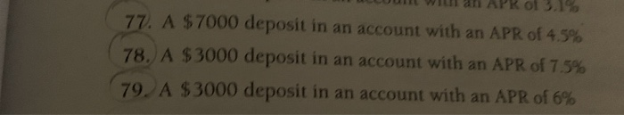 Solved Ut Will All Apk O 3 1 77 A 7000 Deposit In An A Chegg Com