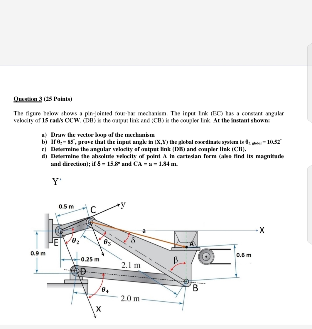 Solved Question 3 (25 ﻿Points)The figure below shows a | Chegg.com