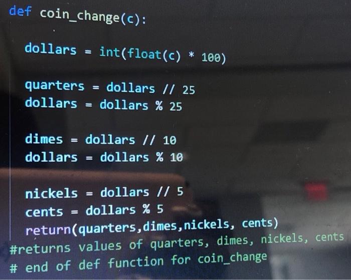 Solved Problem 2b - fewest_coins (): Smallest number of | Chegg.com