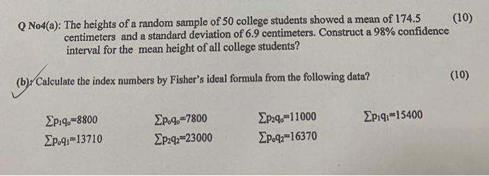 fisher's ideal index formula